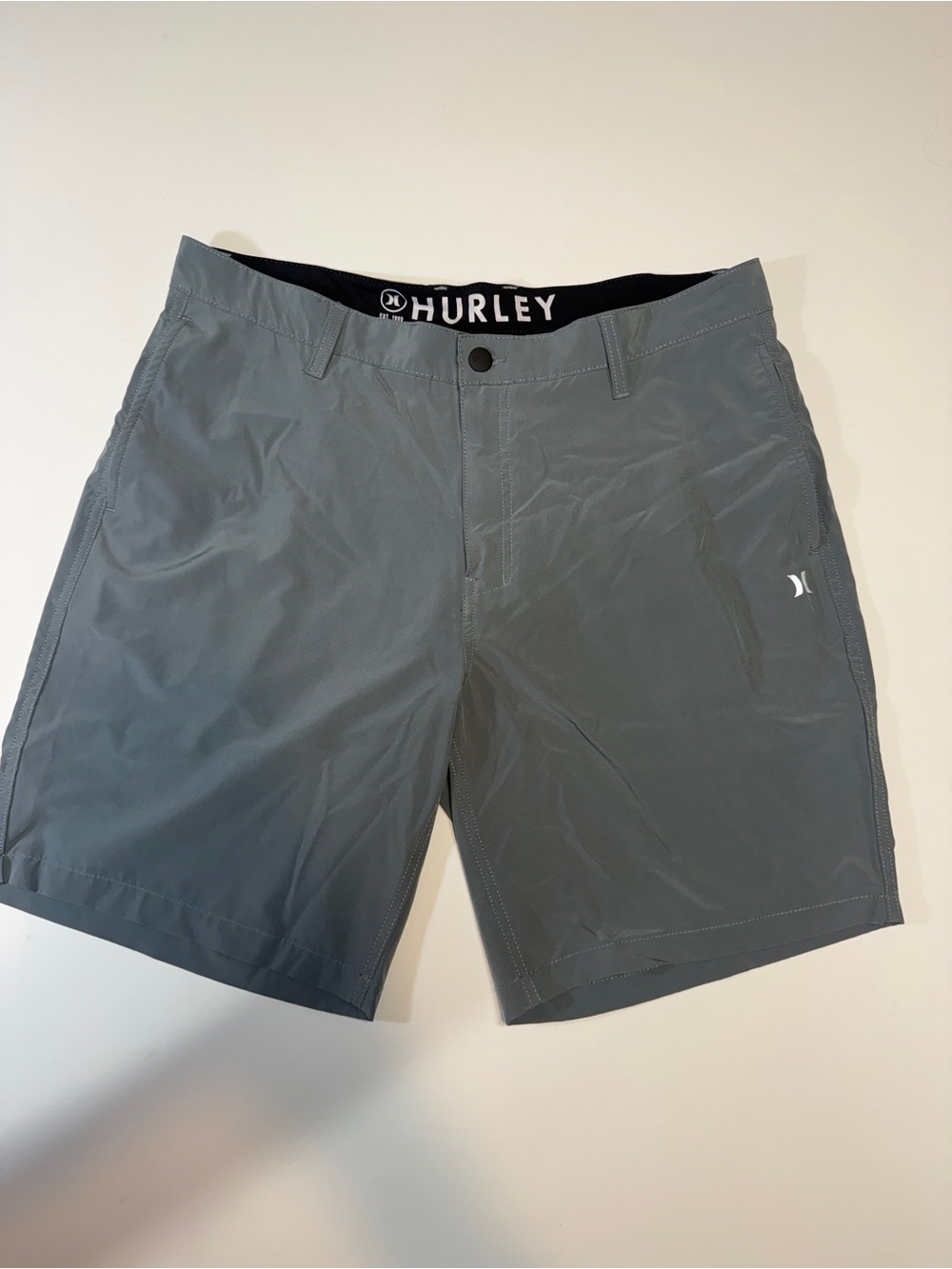 Hurley Men's Charcoal Performance Hybrid Shorts